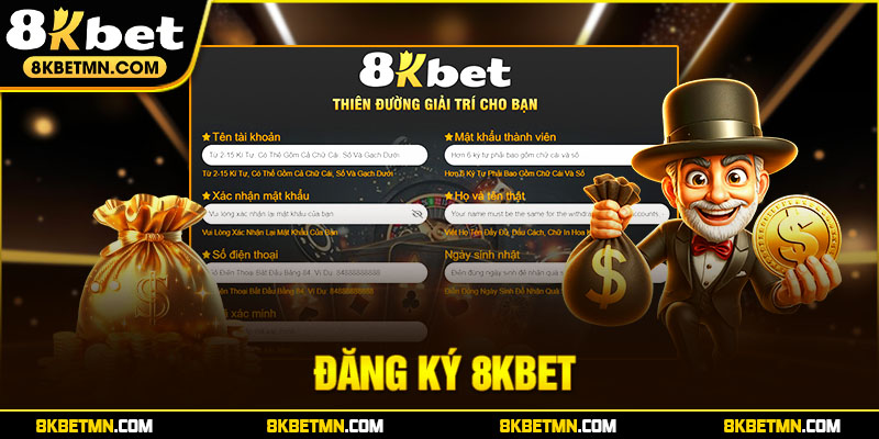 Đăng Ký 8kbet – Khám Phá Kho Trò Chơi Giải Trí Hàng Đầu